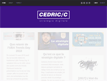 Tablet Screenshot of cedricc.be